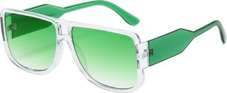 Generic Mens And Womens Outdoor Driver Commuter Sunglasses(Green)