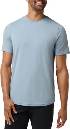 Travis Mathew Cloud Crewneck T-Shirt in Ash Blue at Nordstrom, Size Xx-Large