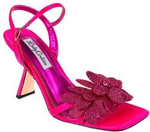 Lady Couture Lust Floral Ankle Strap Sandal in Fuchsia at Nordstrom Rack, Size 11