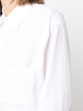 Maison Margiela Longline Poplin Shirt - White