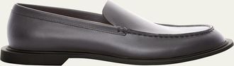 The Row Nic Calfskin Slip-On Loafers