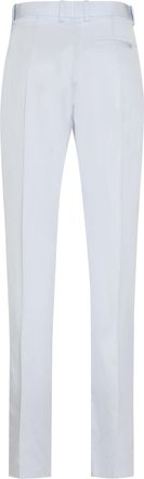 Bottega Veneta Womens Straight-Leg Trousers Turquoise Viscose Straight