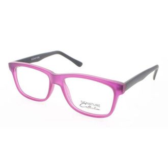 Signature Ladies Purple Rectangular Eyeglass Frames S7004PURBLK49