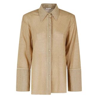 Os&eacute;ree Shirts, female, Yellow, Size: M/L Lumiere Sleeves Shirt