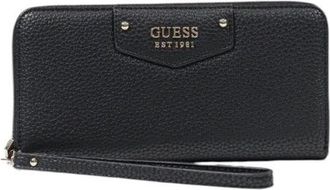 Guess Zwarte Portemonnee- Lente/Zomer Collectie - Dames - Portefeuilles - Zwart - ONE Size - Accessoires