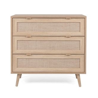 Calicosy C&oacute;moda 3 cajones 80 cm - Impresi&oacute;n efecto rat&aacute;n