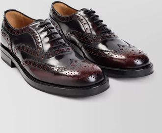 Churchs leather brogue oxford shoes