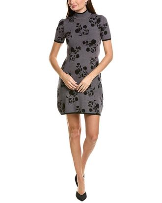 Ellen Tracy Mini Jacquard Dress