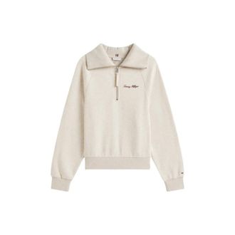 Tommy Hilfiger Donna, Felpe, Beige, M, new