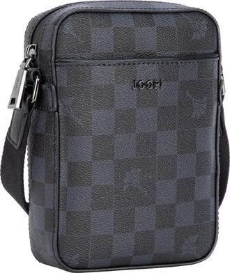 Joop Umh&auml;ngetasche JOOP cortina piazza rafael shoulderbag xsvz, Herren, Gr. B/H/T: 13,5cm x 18,5cm x 5cm, schwarz, grau, Lederimitat, Taschen Umh&auml;ngetasche