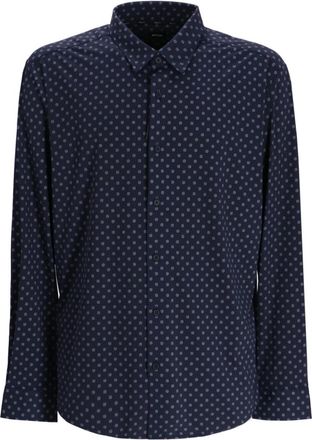 HUGO BOSS Blue Printed Shirt