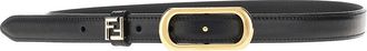 Fendi FF leather belt Woman 80