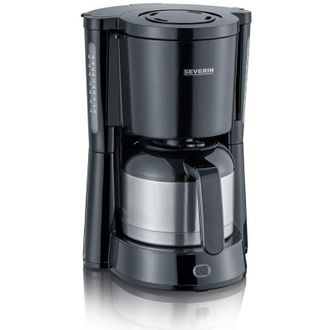 Severin Cafetera Con Filtro Aislado De Acero Inoxidable De 8 Tazas Y 1000w - Ka4835