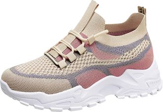 Generic Womens Orthopedic Running Trainers Womens Wide Fit Plantar Fasciitis Shoes Womens Shoes Ethnic Casual Summer Fashion Hollow Breathable Flat Heel Soft 