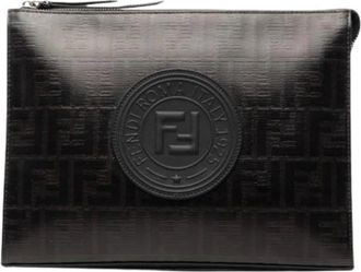 Fendi Pre-owned Clutches, female, Black, Size: ONE SIZE Pre-owned Vintage Clutch