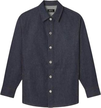 A.P.C. A.p.c., Uomo, Magliette, Blu, XL, new