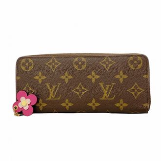 Louis Vuitton Brown Hot Pink Long Wallet (Bi-Fold) (Pre-Owned)
