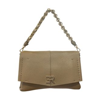 Ermanno Scervino Shoulder Bags, female, Green, Size: ONE SIZE EBA Aw25 Clutch