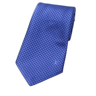 Louis Vuitton Pre-owned Cravat - Heren - Pre-owned - Blauw - Maat: ONE Size Zijde
