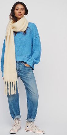 Pilcro Rooney Relaxed Crew Neck Sweater