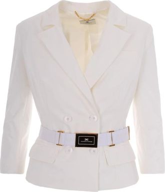 Elisabetta Franchi Belted Fitted Jacket