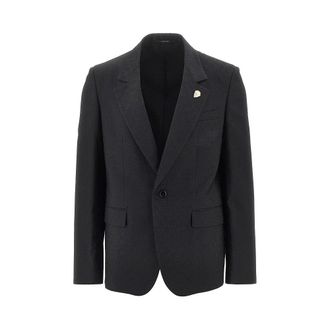 Gucci GG wool-blend single-breasted jacket Man 48