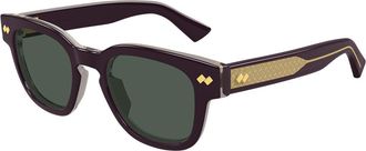Bottega Veneta BV1441S 004 Mens Sunglasses Purple Size 48