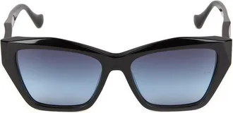 Ana Hickmann Womens Sunglasses Black Acetate Eyewear