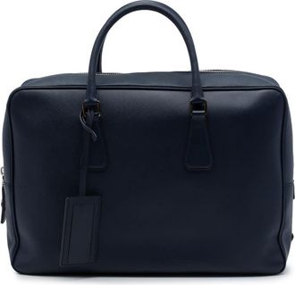 Prada Pre-owned Prada Saffiano Travel Briefcase Unisex ORMJTBESUPKD7CD6