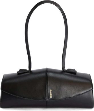 Jil Sander Linea leren schoudertas