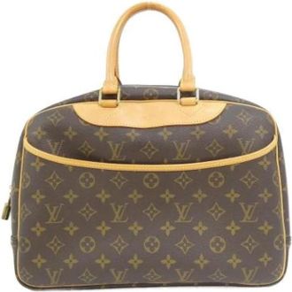 Louis Vuitton Pre-owned Monogram Canvas Handbag - Dames - Vintage Handtas - Bruin - ONE Size - Vintage