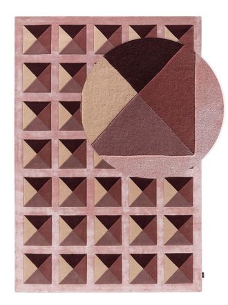 benuta Alfombra rosa 160x230