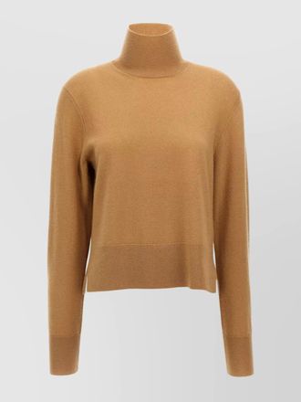 Toteme high neckline cropped turtleneck sweater