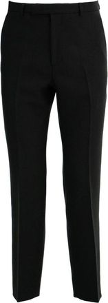 Gucci Tailored Broeken - Heren - Nette broeken - Zwart - XL - Katoen - Broeken
