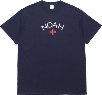 Noah Core Logo T-shirt Navy T13FW19