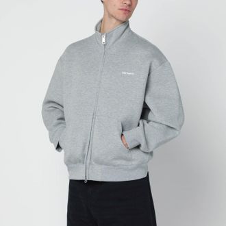 Carhartt Work in Progress Alda Zip Sweat Jacket Grey Heather/White