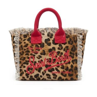 MC2 Saint Barth Tote Bags, female, Brown, Size: ONE SIZE Mini Vanity Bag