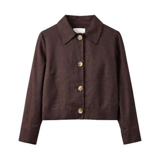 Sand Copenhagen Light Jackets, female, Brown, Size: S 1680 W Light Jacket