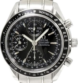 Omega Pre-owned Stainless Steel watches - Heren - Vintage Horloges - Zwart - ONE Size - Vintage