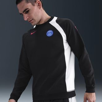 Nike Paris Saint-Germain Third Nike Mens Total 90 Soccer Crew-Neck Top in Black | HQ9782-010