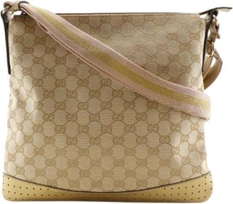Gucci Pre-owned Cross Body Bag - Dames - Vintage Schoudertas - Beige - ONE Size - Vintage