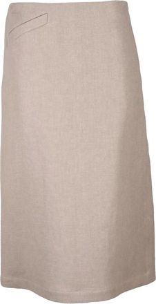 Fendi Midi Skirts, female, Beige, Size: XS Longuette ad anfora