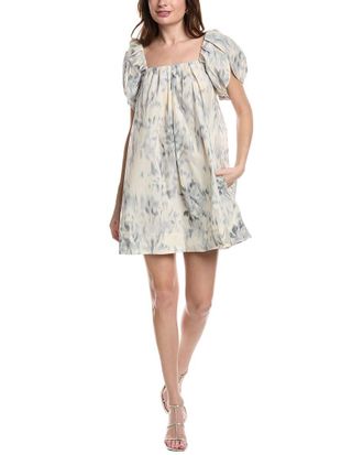 Rebecca Taylor Whisper Rose Tulip Mini Dress