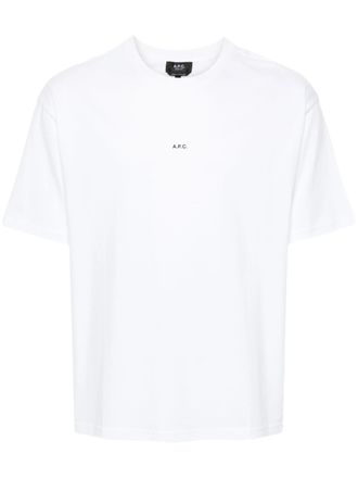 A.P.C. Tshirt Boxy Micro Logo Gots