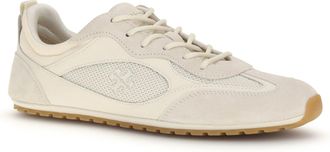 Tory Burch Womens Field Sneakers Light Cream