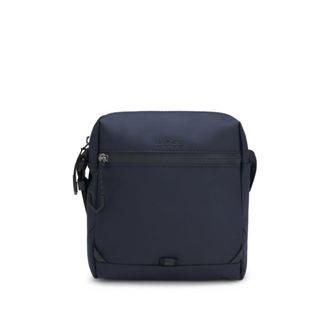 BOSS Reflective-detail reporter bag in faux leather