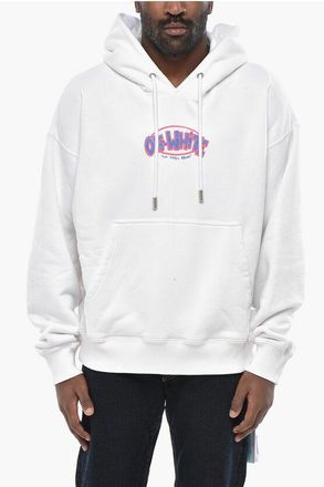 Off-white Brushed Cotton Hoodie SKETCH ARROW size Xxl