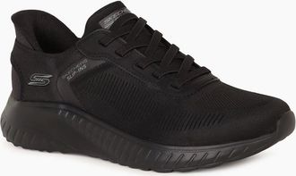 Skechers Mens Slip In Bobs Sport Squad Mens Trainers - Black - Size: 10