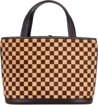 Louis Vuitton Borsa a mano Impala con motivo Damier Sauvage 2000 - Marrone