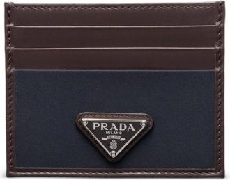 Prada Peedrock Re-Nylon pasjeshouder - Bruin